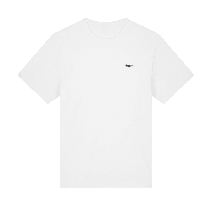 Merch - Diggers Cut Collection - White t-shirt 