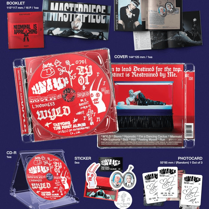 Cd - TAEYONG - The 1st Album 'WYLD' (Jewel Case Ver.) (hover)