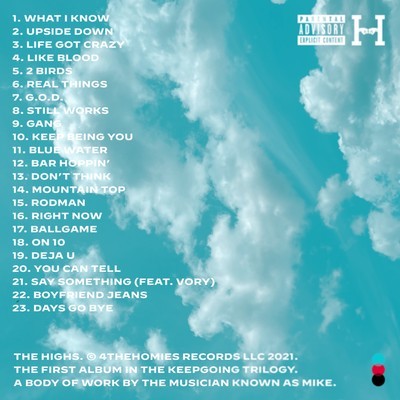 the highs. - Back