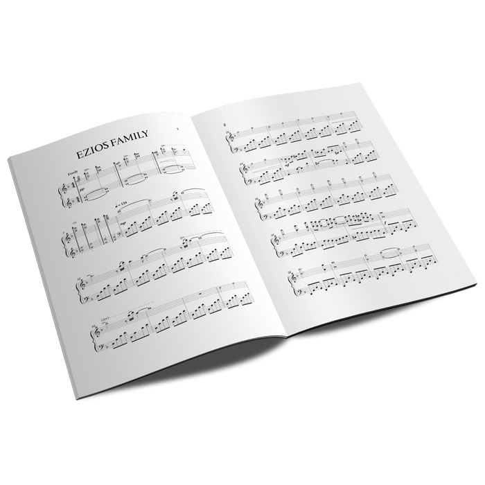 Merch - Nicolas Horvath - Assassin's Creed : The Piano Collection - Ezio's Family Music Sheets (hover)