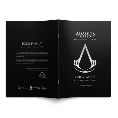 Merch - Nicolas Horvath - Assassin's Creed : The Piano Collection - Ezio's Family Music Sheets