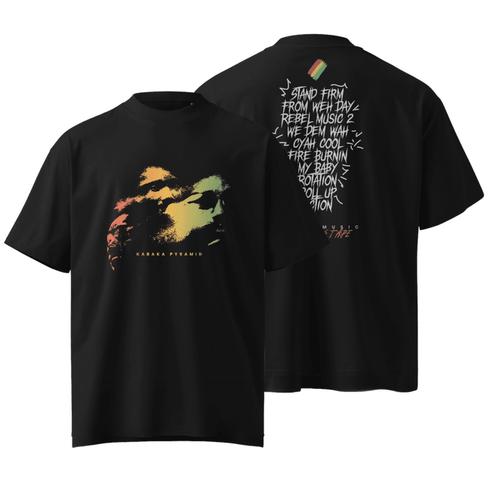 Merch - Kabaka Pyramid - Rebel Music – The Lyrics Tape Tee