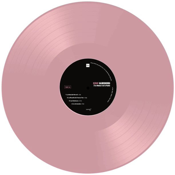 Vinyl - Serge Gainsbourg - À la maison de la radio Édition Rose