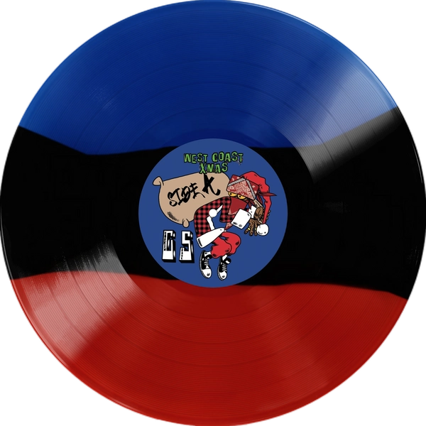 Vinyl - Cookin Soul - WEST COAST XMAS - Stripe – (TRICOLOR) (w