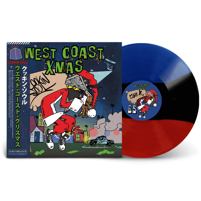 Vinyl - Cookin Soul - WEST COAST XMAS - Stripe – (TRICOLOR) (w/ OBI + sticker)