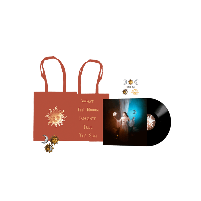 Bundle - MARIS BEN - What The Moon Doesn't Tell The Sun (bundle vinyl + sun tote bag + pins + stickers)