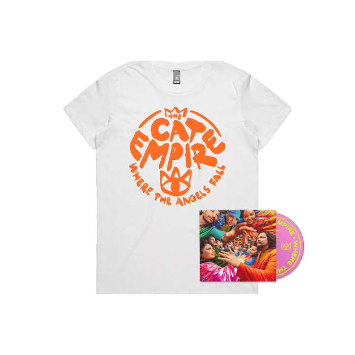 Cd - The Cat Empire - Where The Angels Fall CD + Tee Bundle [w/ White/Orange Tee]