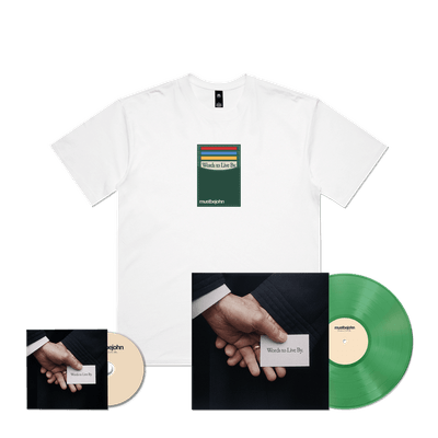 Bundle - mustbejohn - Words to Live By - LP + CD + Tee Bundle
