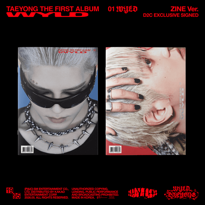 Cd - TAEYONG - The 1st Album 'WYLD' (Zine Ver.)_Signed
