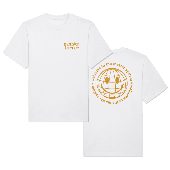 Vinyl - Monster Florence - Master System - White T-Shirt - Welcome