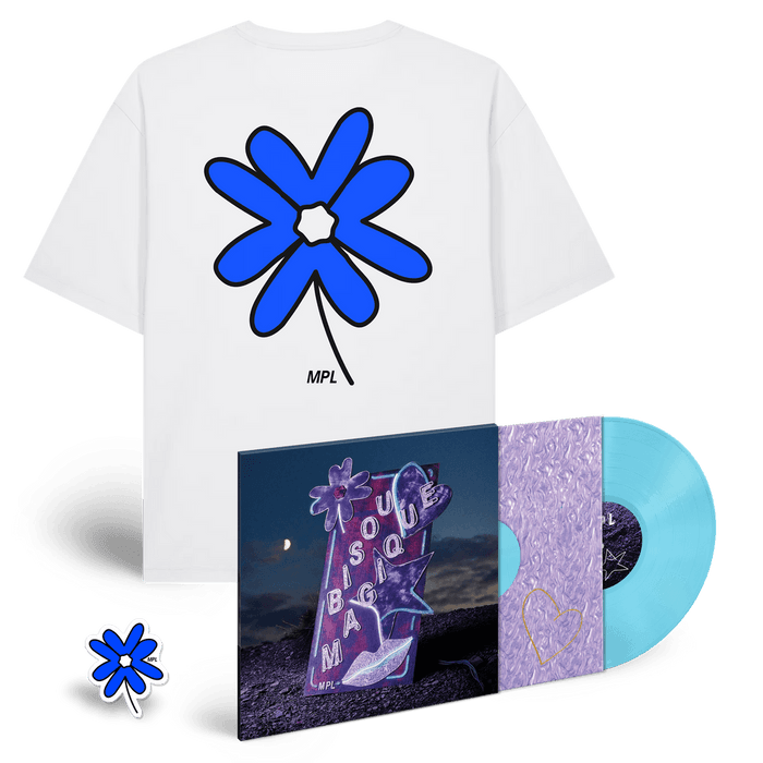 Bundle - MPL - PACK VINYLE + T-SHIRT + STICKER - Fleur bleue