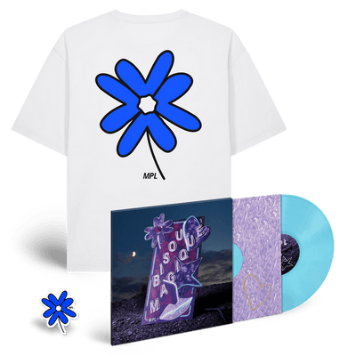 Bundle - MPL - PACK VINYLE + T-SHIRT + STICKER - Fleur bleue