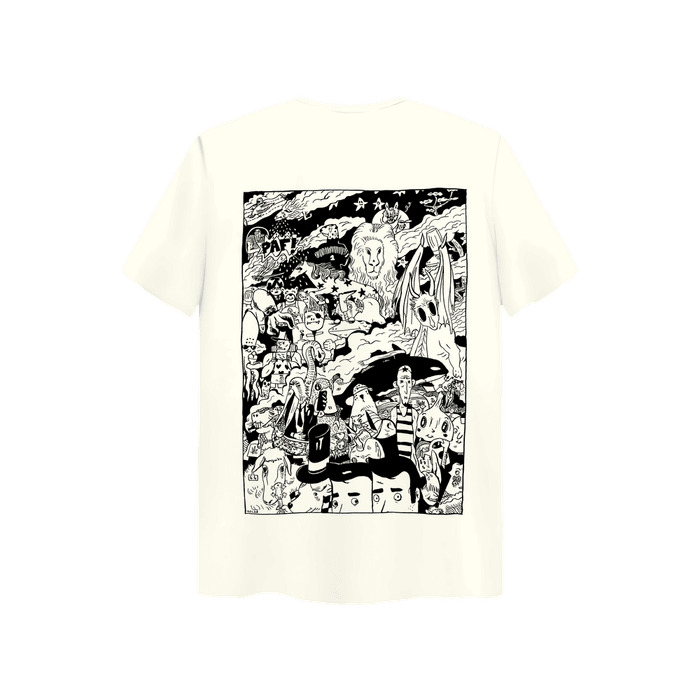 Merch - Oscar les vacances - Tee-shirt « 37 amis dans la tête »
