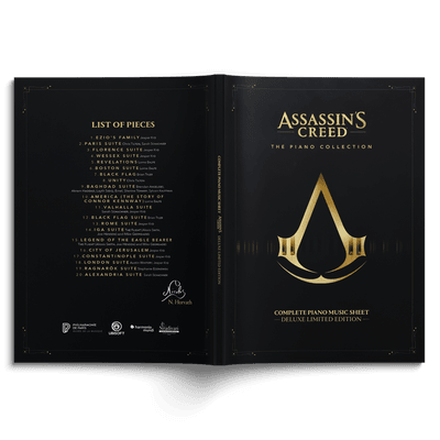 Merch - Nicolas Horvath - Assassin's Creed : The Piano Collection - Deluxe Music Sheets (100 Pages)