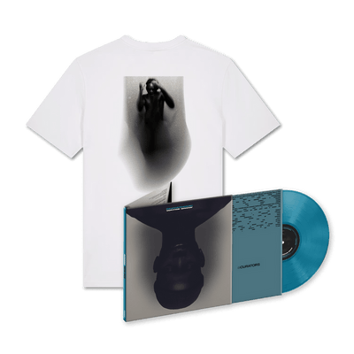 Merch - WAYNE SNOW - SNOWDOME (LIMITED BLUE EDITION) + White t-shirt bundle 