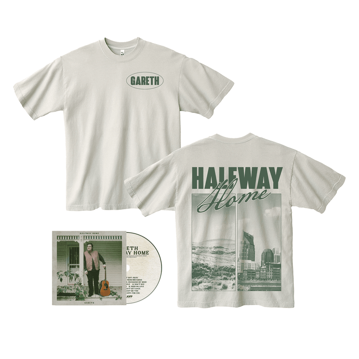 Bundle - Gareth - Halfway Home - Signed CD + Exclusive T-Shirt Bundle