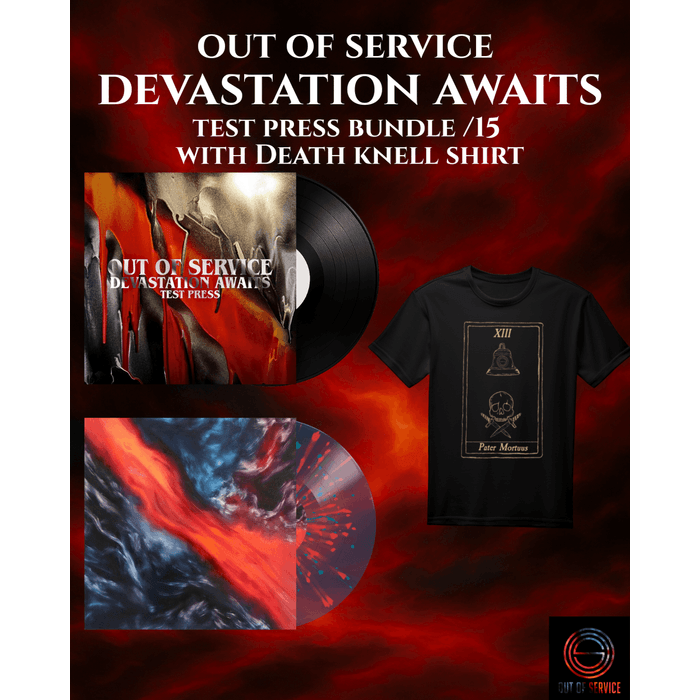 Vinyl - Out of Service  - Devastation Awaits (bundle vinyl + test pressing + t-shirt)