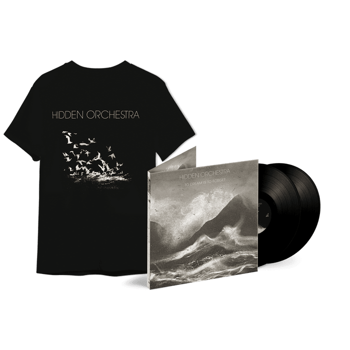 Vinyl - Hidden Orchestra - To Dream is to Forget - Stand. Black 2xLP + T-Shirt (Black) Bundle