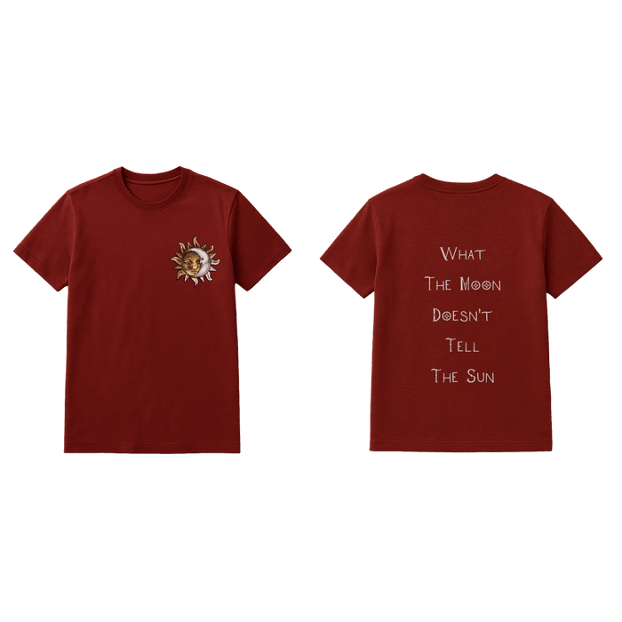 T-shirt - MARIS BEN - What The Moon Doesn't Tell The Sun (sun/moon t-shirt)