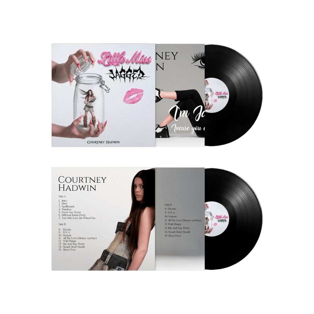 Vinyl - Courtney Hadwin - LITTLE MISS JAGGED  (Signed Limited Edition) (hover)