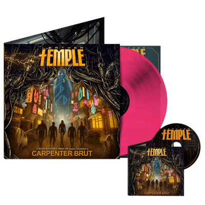 Vinyl - Carpenter Brut - Leather Temple - CD + LP Neon Pink