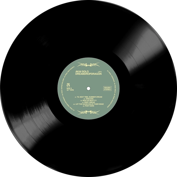 Vinyl - AKAI SOLO - DREAMDROPDRAGON - Black Vinyl - Diggers Factory