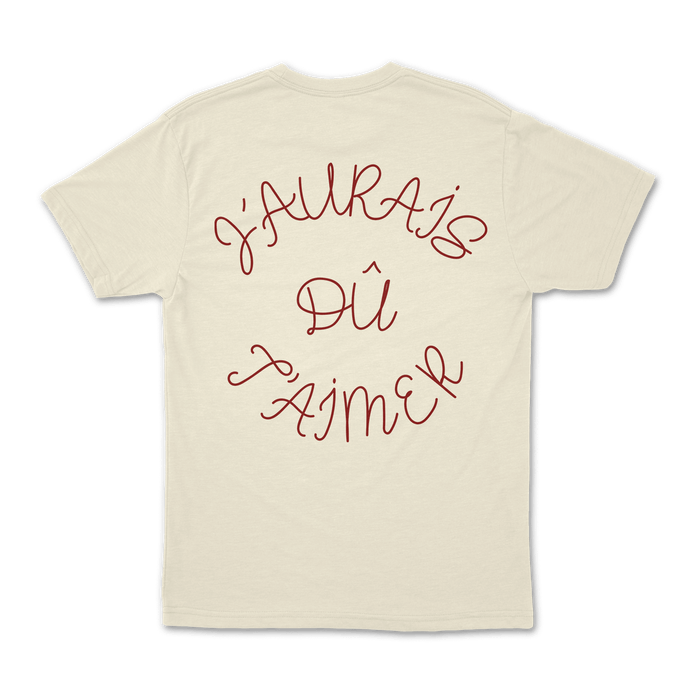 T-shirt - Pitt  - J'aurais dû t'aimer (T-shirt beige) (hover)