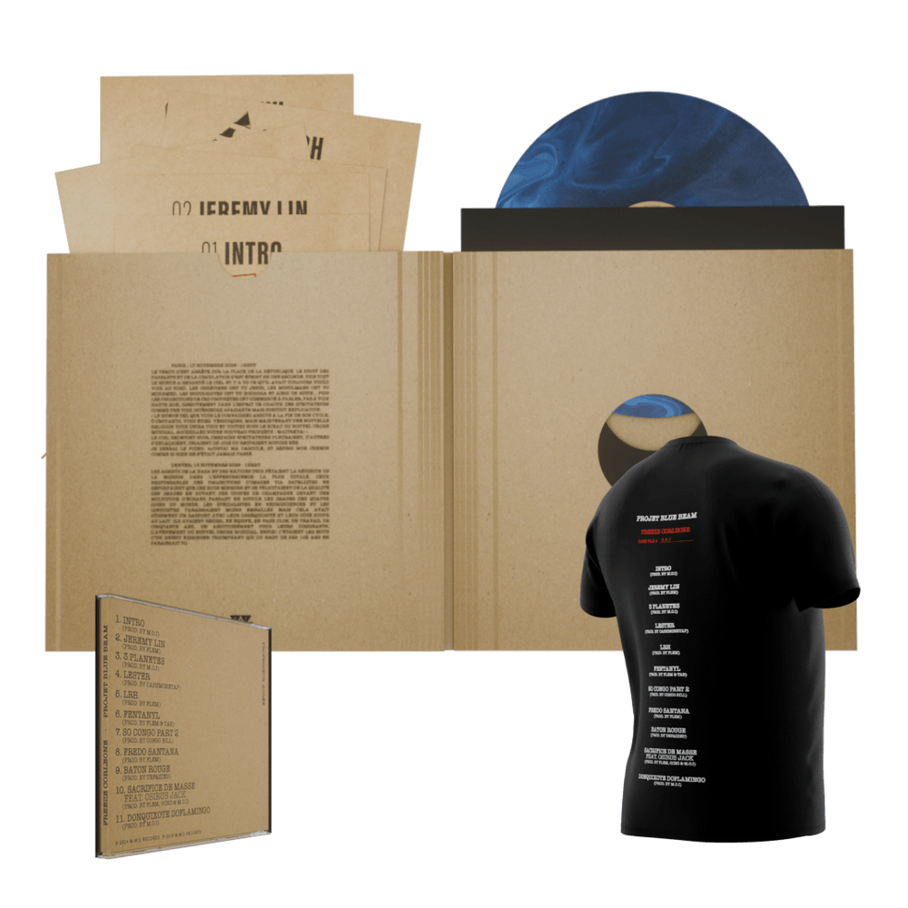 Bundle - Freeze Corleone - Pack Blue Beam (Vinyl + CD + T-Shirt) (hover)