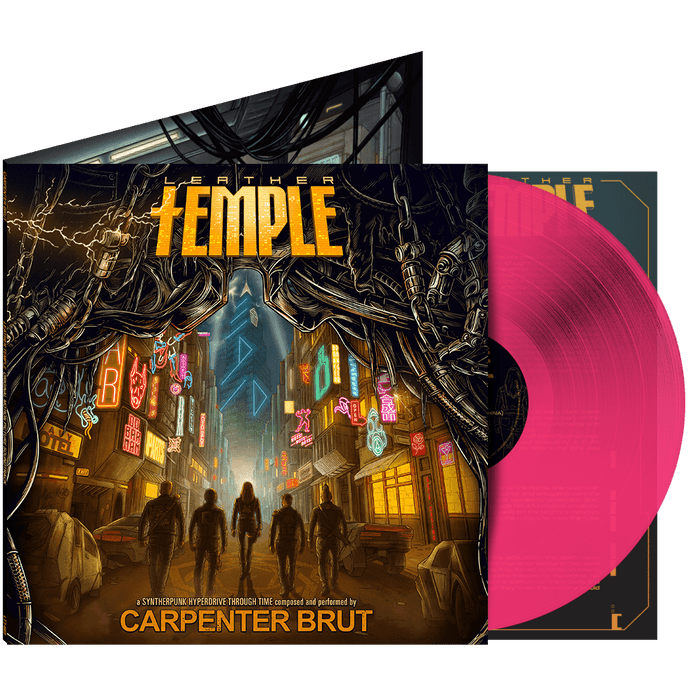 Vinyl - Carpenter Brut - Leather Temple - Neon Pink Vinyl       - D2C Exclusive