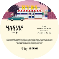 HYBS MAKING STEAK LP カラーレコード アナログ 中古:盤質AB】 Making Steak（カラーヴァイナル仕様/アナログ
