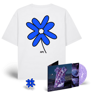 Bundle - MPL - PACK CD + T-SHIRT + STICKER - Fleur bleue