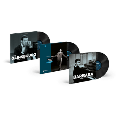 Vinyl - Bundle INA - Jacques Brel, Serge Gainsourg & Barbara