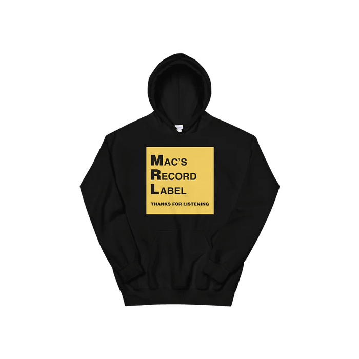 Hoodie - Mac Demarco - MAC'S RECORD LABEL LOGO HOODIE