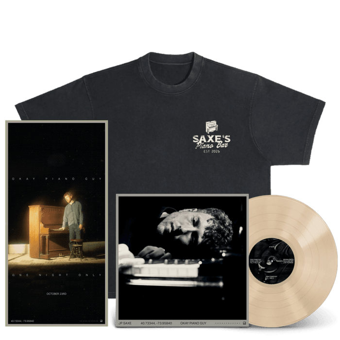 JP Saxe — Okay Piano Guy : D2C Exclusive Vinyl and Piano Bar T-shirt