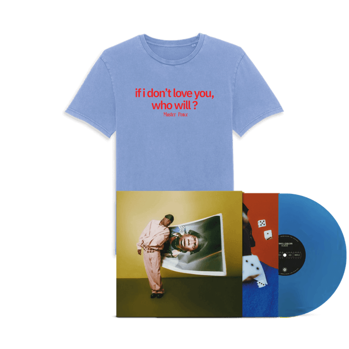 Bundle - Master Peace - if i don't love you, who will ? (Heartbreak Blue  LP & T Shirt)