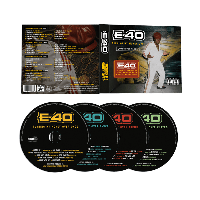 Cd - E-40 - Turning My Money Over (Vol. 1 - Vol. 4) (4xCD Pack) (hover)
