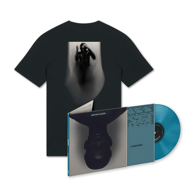Merch - WAYNE SNOW - SNOWDOME (BLUE LIMITED EDITION) + Black t-shirt bundle 